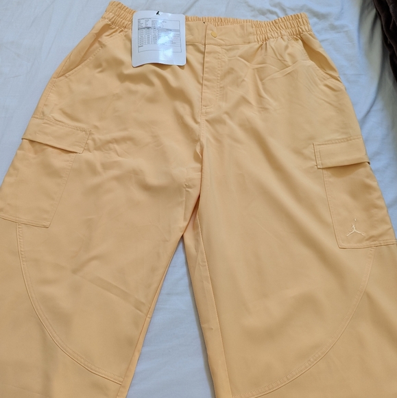 Yellow Air Jordan Utility Cargo Pants - Picture 1 of 6